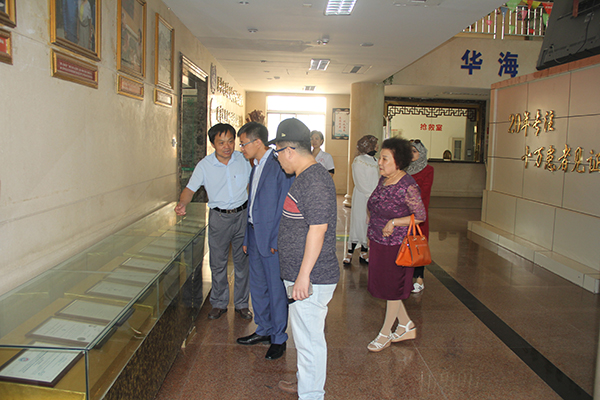 阿拉伯驻华大使馆官员参观华海白癜风医院